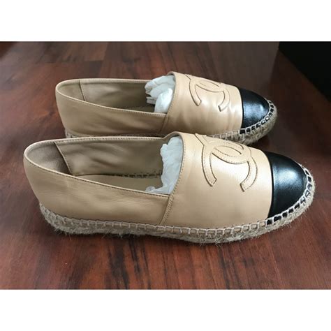 herren espadrilles chanel|authentic Chanel espadrilles for sale.